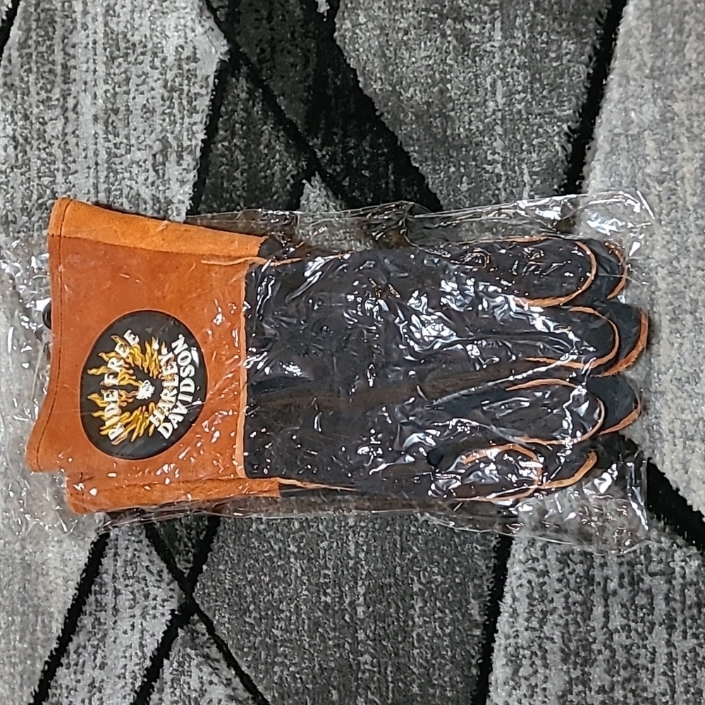Harley Davidson Welder Material Handling Leather cowhide safety cuff Wor…